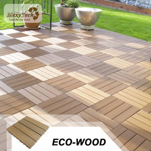100% Gỗ Cảm Giác Wpc Tự Làm Gỗ Nhựa Sàn Decking Gạch - Product Image 5