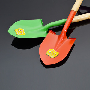 Shuangsong Garden Shovel D-Grip Handle Metal Blade Red Green For Garden Leisure Fishing - Product Image 4