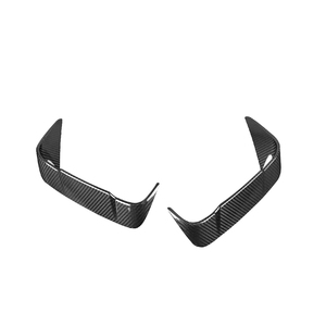 Per <span class=keywords><strong>BMW</strong></span> <span class=keywords><strong>serie</strong></span> <span class=keywords><strong>4</strong></span> G22 G23 2021-2023 preimpregnato Dry Carbon <span class=keywords><strong>Black</strong></span> paraurti posteriore Spoiler alette Canards - Product Image 2