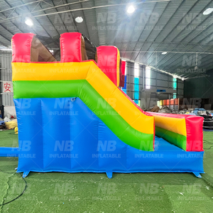 Commercial Outdoor Kids <b>Inflatable</b> Games Mini House PVC Material Includes Water Slide Blower Portable 3-Year <b>Inflatable</b> C - Product Image 3