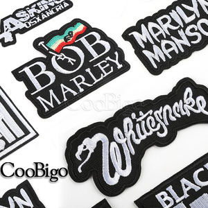 50 Cái Băng Cuộn Rock N Miếng Vá Thêu Ngôi Sao Miếng Dán Miếng Dán Phù Hiệu Cho Túi Quần Áo Miếng Dán Nhiệt Chắp Vá - Product Image 2