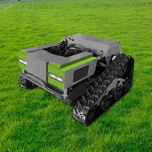 Apriscatole verde a rotazione Zero tosaerba da giardino a comando remoto Robot olio ibrido ibrido tosaerba