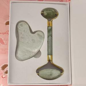 SYMLM Roue roulante jade Anti-âge jade 3D rouleau de massage personnalisé blanc <span class=keywords><strong>Jaderoller</strong></span> guasha soins de la peau et outils de beauté - Product Image 3