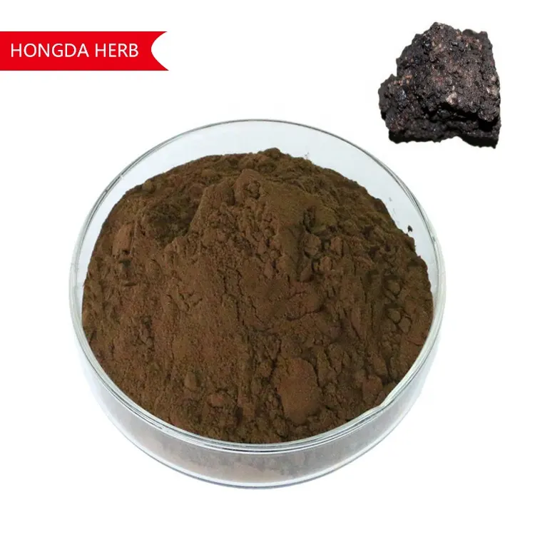 HONGDA Shilajit Extract 5% อาหารเสริมผงสีน้ําตาล 50%