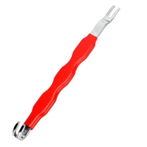 Outil de réparation automobile : Extracteur de connecteurs de câblage automobile à double tête, levier en acier au carbone avec poignée antidérapante - Product Image 3