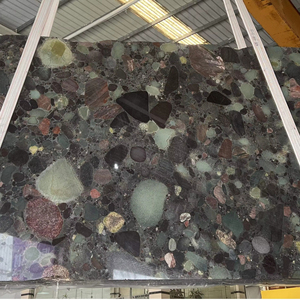 Marmo Naturale Breccia di Parigi, <span class=keywords><strong>Pietra</strong></span> Scura di Lusso con Venature Multicolore per Pareti Decorative e Piani di Lavoro - Product Image 1