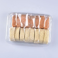 Boîte d'emballage rectangulaire écologique en plastique alimentaire pour gâteaux, pains et desserts, contenant transparent pour pâtisserie