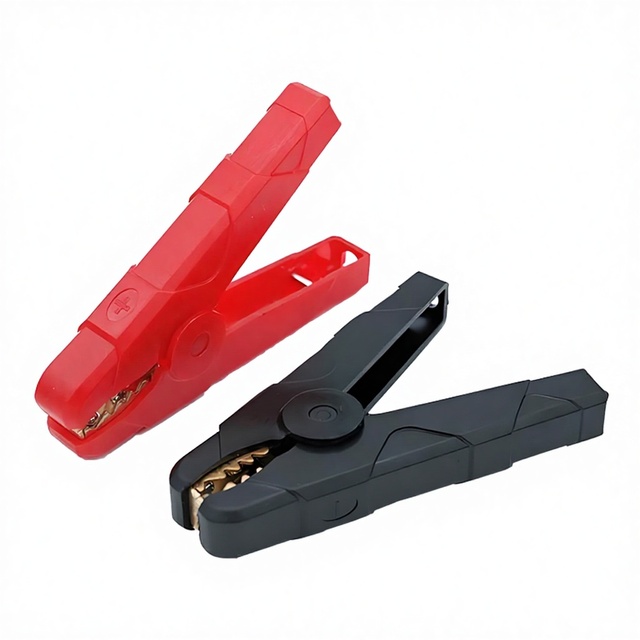 JIALUN Heavy Duty Iron & Plastic Crocodile Clips 200A Battery Jumper Cable Clamps Safety Durability for Car Battery Charging