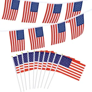2023 di vendita calda promozione bandierine per la stampa serigrafica del paese bandiera nazionale di stringa