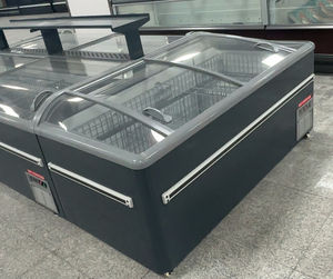 Congélateur modulaire à basse température, grande capacité 700L, réfrigérateur îlot, congélateur vitré incurvé pour supermarché, <span class=keywords><strong>coffre</strong></span> de congélation - Product Image 5