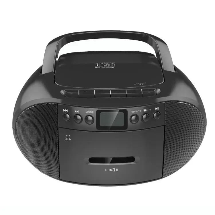 Lecteur de platine de livraison CD-9224, encodage Usb Sd, lecteur Cd Radio Cd/Cassette, enregistreur de robinet, lecteur de Cassette avec écran