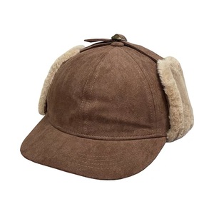 Gorro de aviador para mujer, estilo otoño/invierno, inspirado en Lei Feng, nuevo estilo, forrado de lana, gorra de béisbol con protección para las orejas, diseño cálido de gamuza - Product Image 5