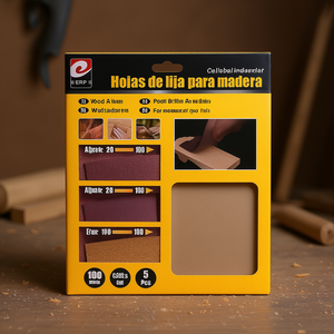 Carta vetrata per legno Erpsl 230x280mm 100 grana 5 pezzi per la lavorazione del legno - Product Image 3