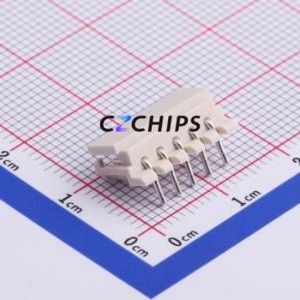 22057055 Wire-to-Board Pin Header Bent Lead Through Hole,P=2.5mm Connector 1x5P 2.5mm Right Angle Insert Mini-SPOX (5264) - Product Image 2