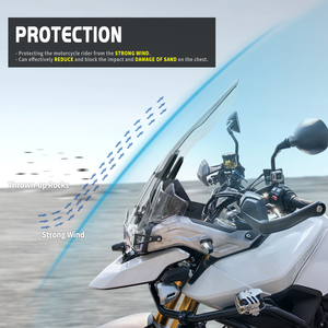 Parabrisas para Motocicleta XXUN, Deflector de Viento con Soporte de Montaje para <span class=keywords><strong>Triumph</strong></span> Tiger <span class=keywords><strong>900</strong></span> GT RPO <span class=keywords><strong>LOW</strong></span> RALLY - Product Image 6