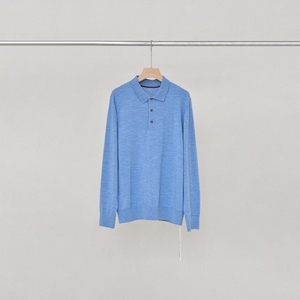 เสื้อสเวตเตอร์ไหมพรมผู้ชายแบบสวม แขนยาว สีสันสดใส ระบายอากาศได้ดี ซับเหงื่อ แห้งไว เหมาะสำหรับใส่ทำงานหรือลำลอง รุ่นใหม่ล่าสุด - Product Image 1