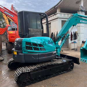 Miniexcavadora Kobelco SK50 Usada en Venta, 5 Toneladas, Alta Calidad, Máquina de Excavación para Construcción con Motor, Bomba Hidráulica y Engranajes - Product Image 4