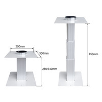 Tirer les jambes de table élévatrice pieds de table RV détachables supports pieds de table mobiles
