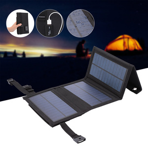 SOONEST USB Changeant Solaire Pliant Panneau Solaire Extérieur Portable 10W Pliant Panneaux Solaires 10W Portable Fenêtre Pliant Panneau Solaire - Product Image 3