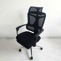 Chaise de bureau de haute qualité, construction robuste, tissu respirant, pivotante à 360°, siège moelleux, chaise de salle d'attente
