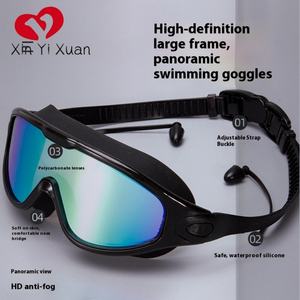 Gafas de Natación de Alta Calidad OEM, Impermeables, Antivaho, Anti-UV, Absorbentes de Hidrógeno, Materiales de Silicona para PC, Modelo de Uso Universal 168AF - Product Image 3