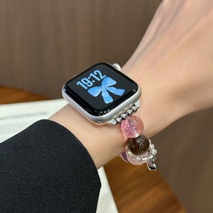 Bracelet en cristal en forme de cœur, compatible avec Apple IWatch 1 2 3 4 5 6 <span class=keywords><strong>7</strong></span> 8 9 S10, bracelet Apple, <span class=keywords><strong>Xiaomi</strong></span>, <span class=keywords><strong>Huawei</strong></span> - Product Image 3