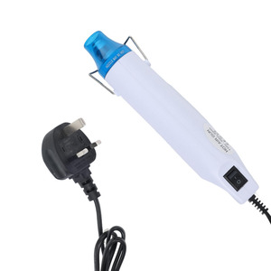 Pistola <span class=keywords><strong>de</strong></span> Aire Caliente Eléctrica Blanca con Enchufe UK - 300W 230V, Herramienta <span class=keywords><strong>de</strong></span> Calentamiento DIY con 3 Años <span class=keywords><strong>de</strong></span> Garantía para Fabricación <span class=keywords><strong>de</strong></span> Velas y Proyectos <span class=keywords><strong>de</strong></span> Aficionados - Product Image 1