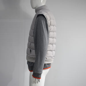 OEM مخصص مبطنة أزياء أسفل سترات الرجال صدرية بيع بالجملة في الهواء الطلق مبطن خفيفة الوزن سترات منتفخة - Product Image 4