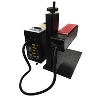 Mesin cetak Laser serat Laser, Printer Laser untuk plastik logam, PRO 20/30/50/60/80/100/200W versi terbaru
