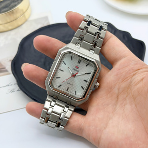 <span class=keywords><strong>Orologio</strong></span> al Quarzo <span class=keywords><strong>Vintage</strong></span> Quadrato NIAICE per Uomo, Stile Semplice e Affascinante, Retrò, Sportivo, con Quadrante in Vetro e Cassa in Lega, Supporto OEM/ODM - Product Image 5