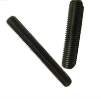 Factory Price DIN975 Stud Bolts Threaded Rod Right Hand Black Oxide Finish Steel Material Metric Measurement System Heavy
