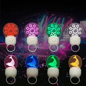 Anillo Acrílico con Logotipo Personalizado, 15 Colores RGB, Luz LED Publicitaria para Dedos, Artículos Promocionales para Eventos y Ferias Comerciales - Product Image 2