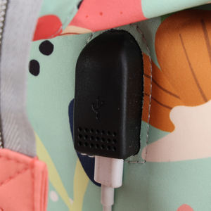 Venta directa de fábrica al aire libre hombros biberón carga USB bolsas de pañales mochila mamá bolsa de viaje - Product Image 5
