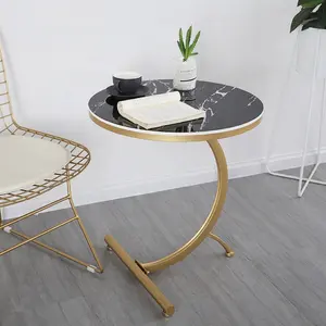 Customized White Coffee Table Modern Round Luxury Coffee Table Modern Side Table