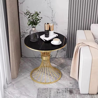Table basse moderne en acier inoxydable doré, durable et écologique, garantie 3-5 ans pour la maison, l'hôtel et le salon