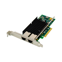 EDUP-Tarjeta adaptadora de red Ethernet, tarjeta de red de 10G Express, PCIe X8 Intel X540, 1 unidad, 1 unidad
