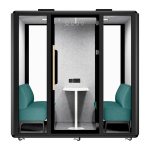 Cabines de bureau modernes insonorisées préfabriquées et durables, cabines de réunion privées portables pour les halls d'aéroports, les entrepôts et les espaces de bureaux ouverts - Product Image 1