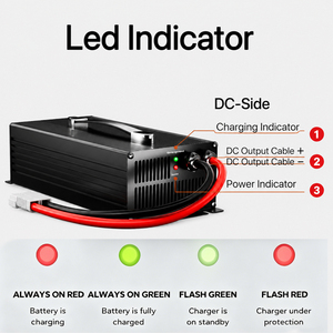 Chargeur rapide intelligent AC-<span class=keywords><strong>DC</strong></span> haute efficacité 14,6 V 60 A, certifié CE pour les batteries <span class=keywords><strong>Renogy</strong></span> LiTime Battle Born Victron SOK Eco-Worthy - Product Image 3
