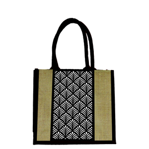 Bolsa de Yute Ecológica, Personalizada, Reutilizable y Moderna para Damas, con Asa de Algodón Suave - Product Image 1