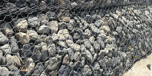 Grillage <span class=keywords><strong>gabion</strong></span> galvanisé 10 cm x 10 cm, 1,5 m x 25 m, fil robuste de 2,5 mm pour clôture en pierre et mur de soutènement - Product Image 6