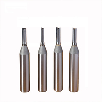Broca de Enrutador CNC Personalizable TCT 2, Fresa de Carburo de Torneado de Madera con Recorte Recto de 3 Flautas para Carpintería ODM OEM