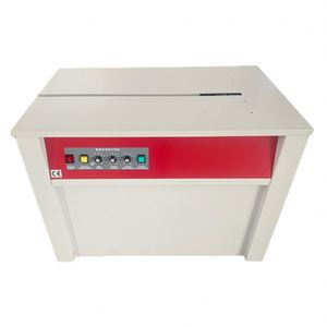 Máquina Flejadora/Envolvedora de Cartones Semiautomática de Doble Motor para Empaque de Alimentos, Alta Capacidad, Control PLC, Bajo Ruido, Correa de Plástico - Product Image 2