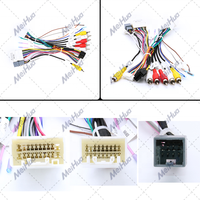 Harness Kabel Multimedia Meihua Canbus untuk Radio Mobil Android Mitsubishi Pajero 2014 dengan Isolasi Karet untuk Otomotif