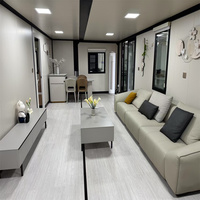 Cabina de acero de contenedor residencial de lujo modular de lujo moderno de alta calidad de 40 pies remoto 2 pisos adecuado para villas y oficinas