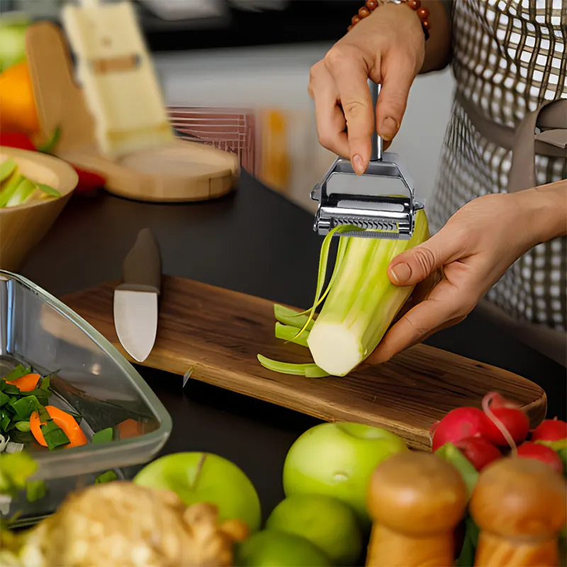 2-teilig multifunktionale küche gemüse kartoffel edelstahl peeler für haus küche