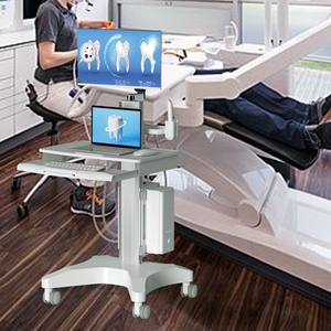 Carrello per Workstation dentale con cassetti integrati | Trasportare, montare e organizzare il tuo <span class=keywords><strong>Scanner</strong></span> e Monitor orale | Modello OC-1T-KB - Product Image 5