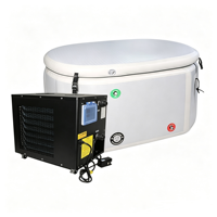 Machine de bain froid intelligente WiFi 3/4 HP 650W avec contrôle via application mobile pour la thérapie par eau froide