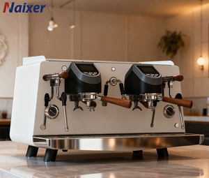 Naixer Italy American Combo <strong>Coffee</strong> <strong>Machine</strong> Oem Commercial Semi Automatic Double Head <strong>pink</strong> Espresso <strong>Coffee</strong> <strong>Machine</strong> - Product Image 1