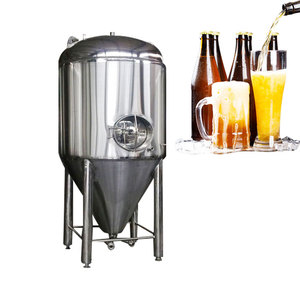 Compteur spécial 500L 1000l 2000l réservoir de fermenteur conique en acier inoxydable réservoir de fermentation de bière système de <span class=keywords><strong>brasserie</strong></span> de brassage - Product Image 1