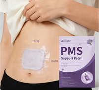 Patch transdermique préménstruel parfumé à la lavande pour femmes, soin de 7 jours avant les règles, couleur personnalisée par le fabricant, pour le soulagement de la douleur